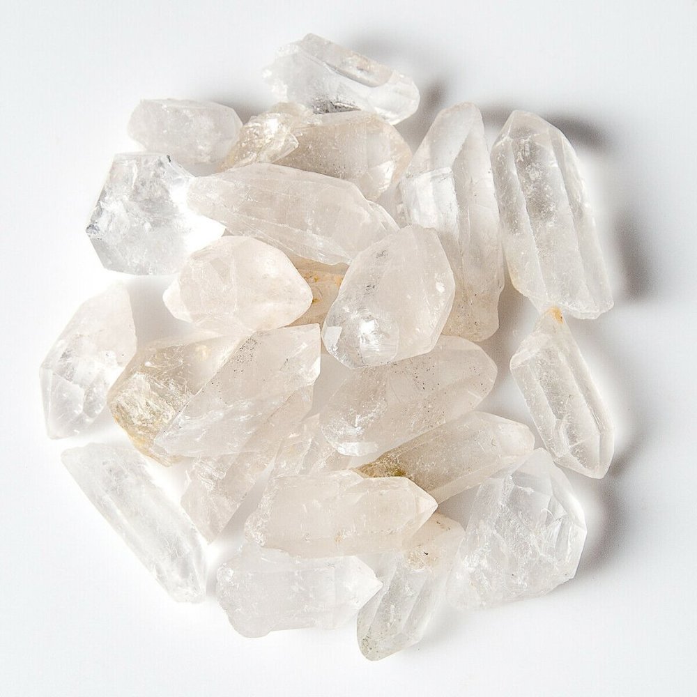 1/2 lb Clear Quartz Natural Points Gems Crystal